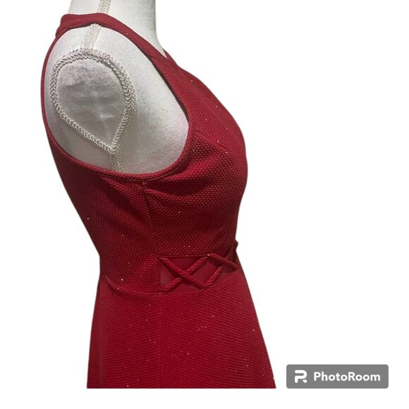 Emerald Sundae A-Line Flirty Sleeveless Mini Holiday Event Party Sequins… - Picture 2 of 15